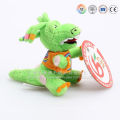 Wholesale en peluche douce peluche dinosaure jouets et dinosaure vert en peluche